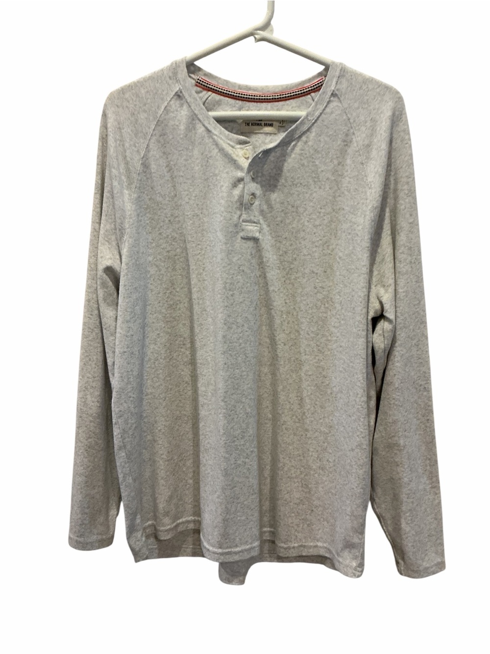 The Normal Brand Men’s Grey Warm Henley